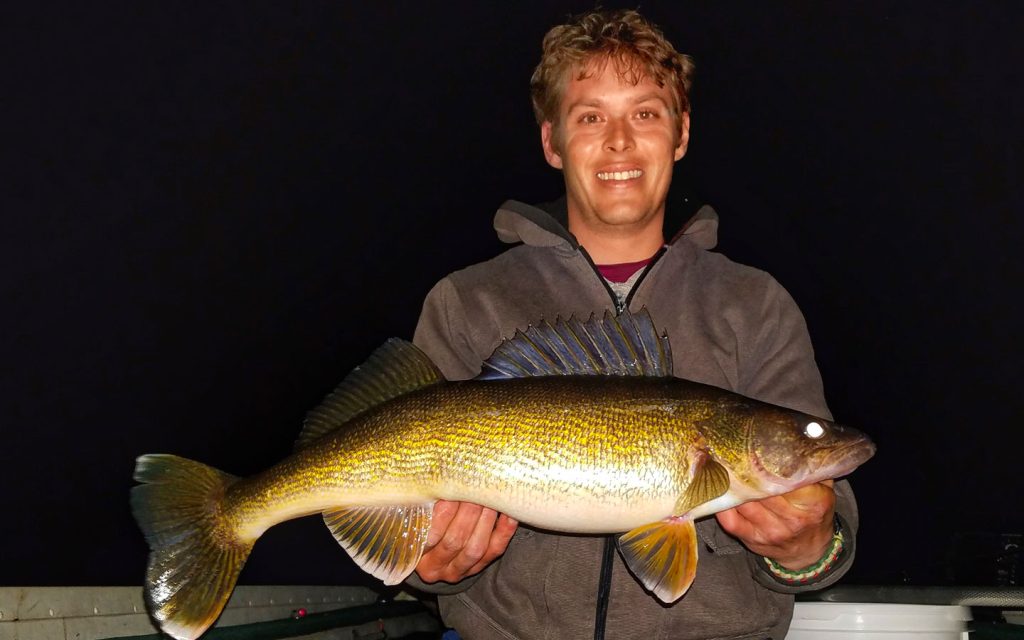 Walleye fishing with Kilbourn Guide Service