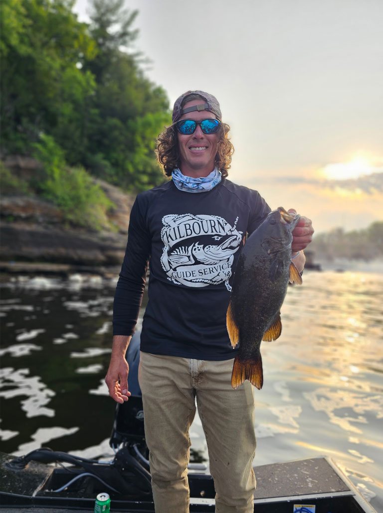Wisconsin bass fishing guide.
